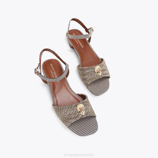 Kurt Geiger niños sandalias kensington mini londres 2LPR480 | calzados oro